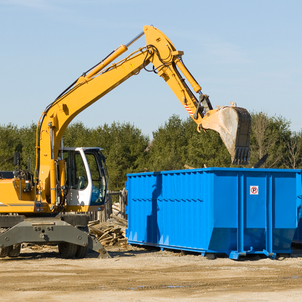 are there any restrictions on where a residential dumpster can be placed in Crestwood Village